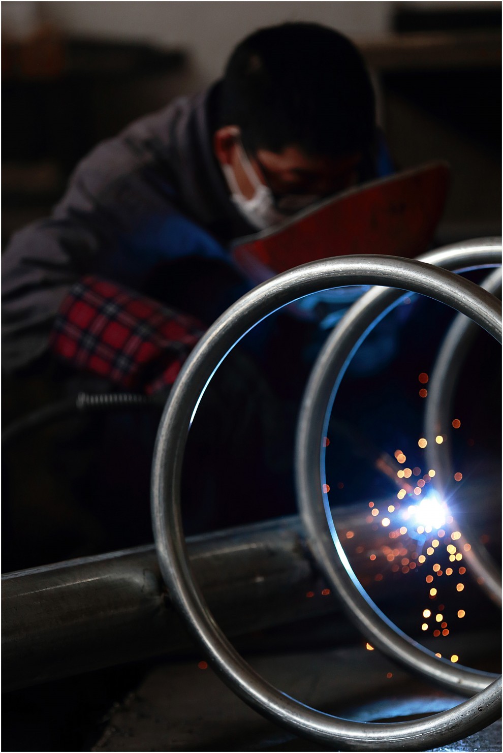 溫州青年攝影師大支《電焊》攝影佳作欣賞