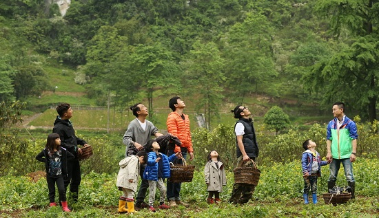 爸爸去哪兒2第一集 拍攝地點在重慶武隆縣