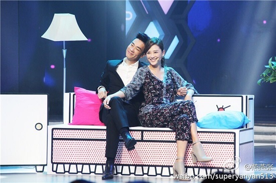 陳小春應采兒做客快樂大本營 應采兒變身表情帝