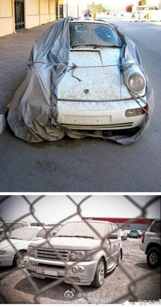 迪拜豪車遭遺棄原因 因超速罰單開的太高