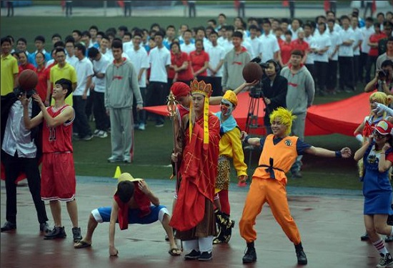 瘋狂的校運會之西游記、動漫版