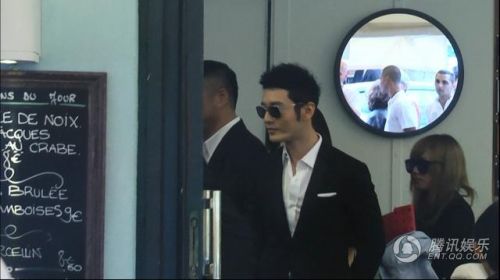 黃曉明和angelababy戛納