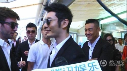 黃曉明和angelababy戛納