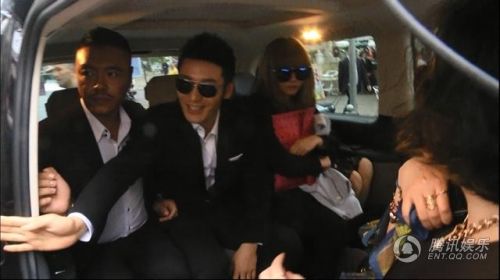 黃曉明和angelababy戛納