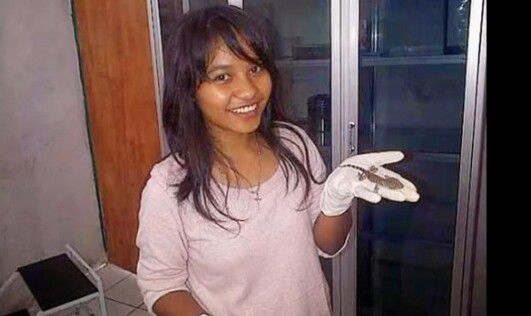 印度女子產下一只壁虎嬰兒