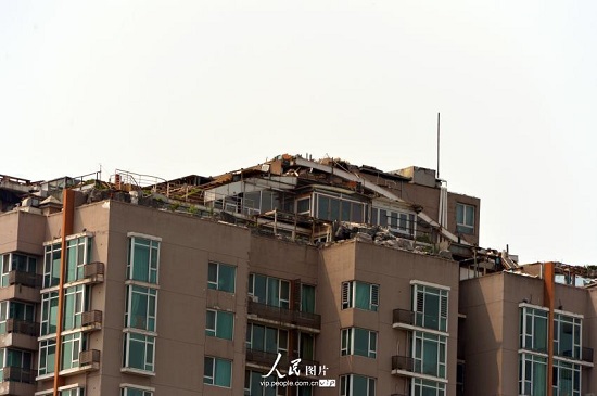 北京最牛違建別墅還在自拆中 耗時十個月仍未拆完