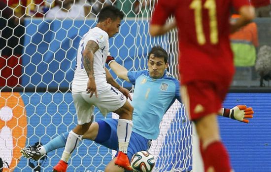 西班牙對戰智利