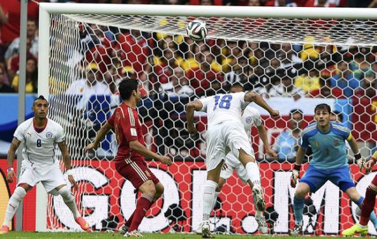 西班牙對戰智利