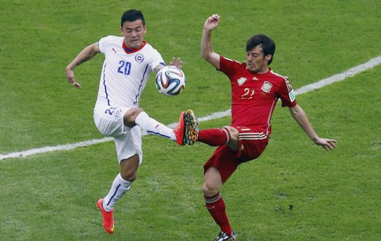 西班牙對戰智利