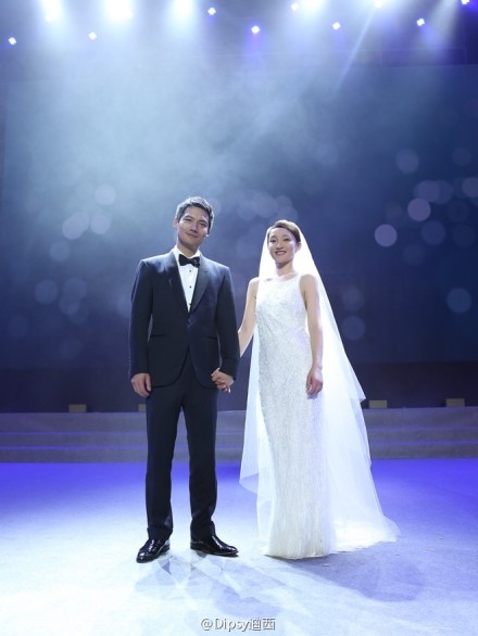 周迅和高圣遠婚紗照