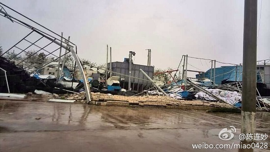 臺風威馬遜對徐聞的影響 整個縣城水電通訊中斷