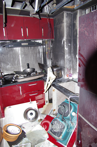 月湖小區發生煤氣爆炸