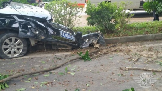 增城荔城大道車禍