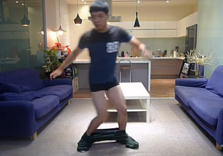 蕭志瑋空手穿褲