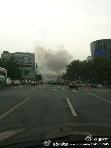 7月5日杭州7路公交車起火