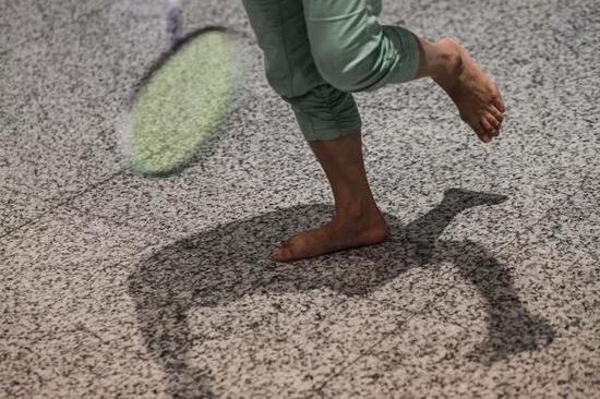 杭州火車東站大廳成羽毛球場