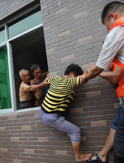 麗水遭遇50年一遇的洪水