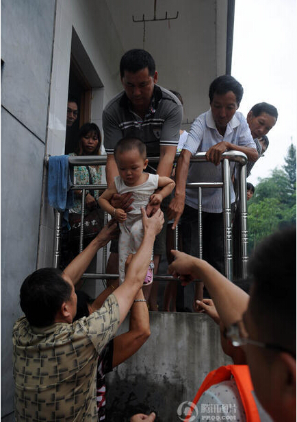 麗水遭遇50年一遇的洪水