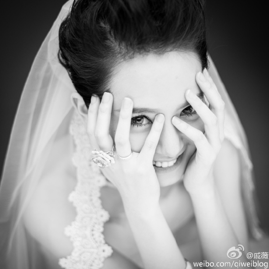李承鉉戚薇結婚照
