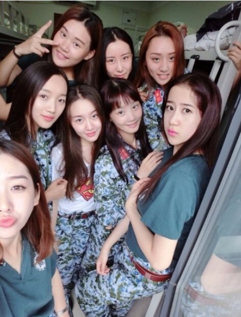 中戲新生軍訓照曝光