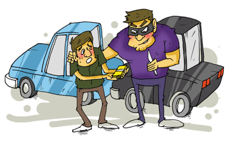 富家女尋刺激搶包裹