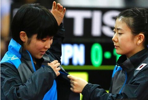 日本00后女乒蘿莉走紅