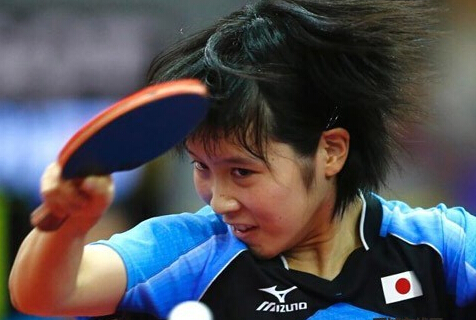 日本00后女乒蘿莉走紅