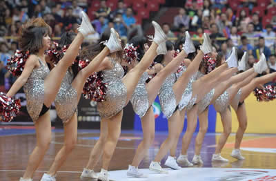 籃球寶貝性感高抬腿熱辣