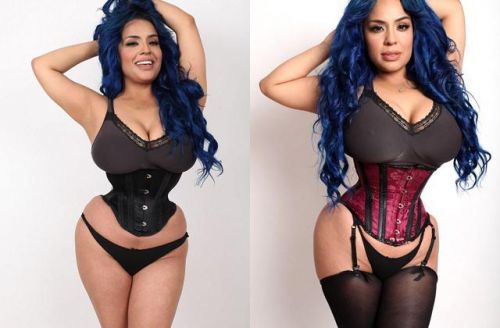 英模特逆天腰圍