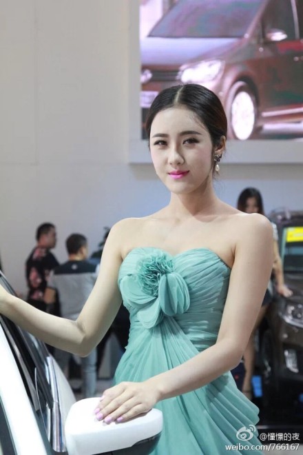 2014溫州秋季車展車模圖片