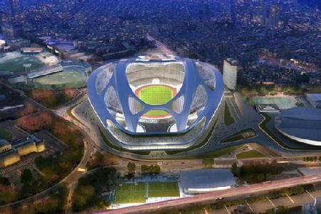 日本奧運主場館像烏龜