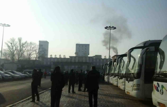 遼寧阜新煤礦煤塵燃燒