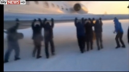 乘客零下52度推飛機