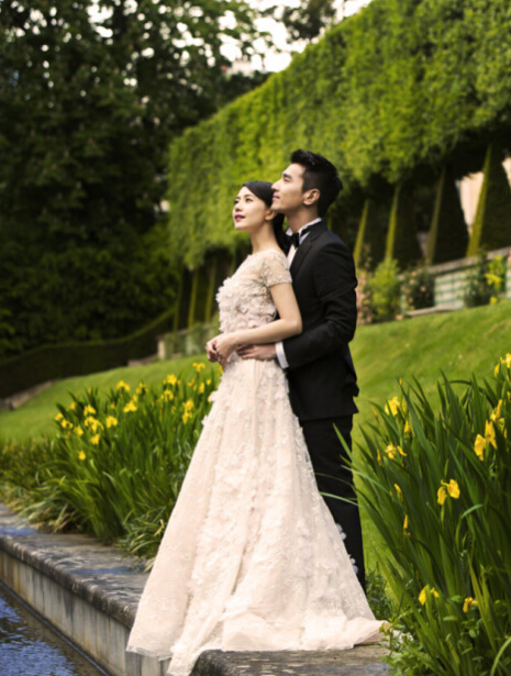 高圓圓趙又廷婚紗照