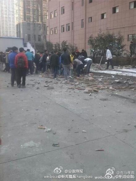 淮北同仁中學圍墻倒塌造成5名女學生死亡1人受傷