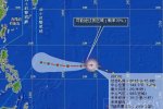 第3號臺風巴威風力加強 2015年3月15日巴威臺風路徑