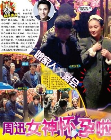 周迅懷孕