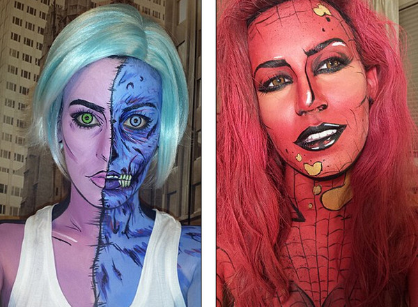 真人畫成二次元