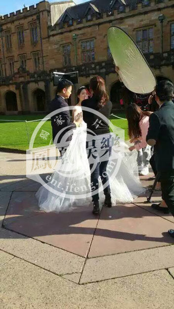 劉強東奶茶拍婚紗