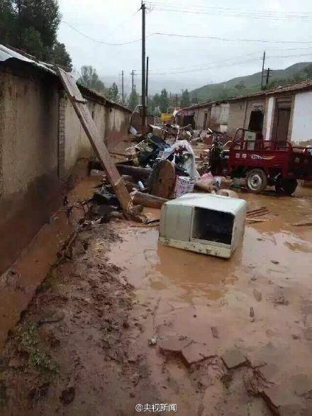 甘肅肅南泥石流災(zāi)害