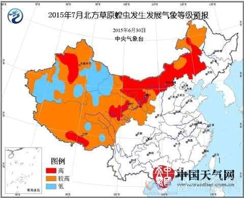 內蒙古數萬畝草場遭受蝗災