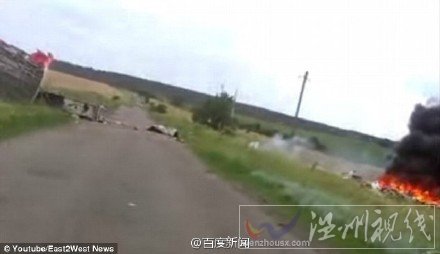 MH17墜毀畫面