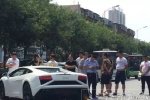 錦州蘭博基尼車禍 7月19日遼寧錦州一輛蘭博基尼與出
