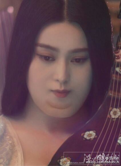 范冰冰雙下巴圖片 ps圖
