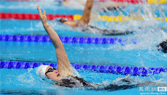 女子混合泳葉詩文成績倒數第一