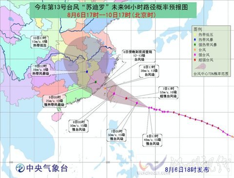 蘇迪羅對寧波影響有限