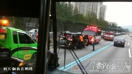 安全帽女團發生車禍