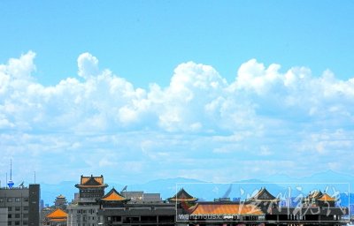 北京被世錦藍刷屏