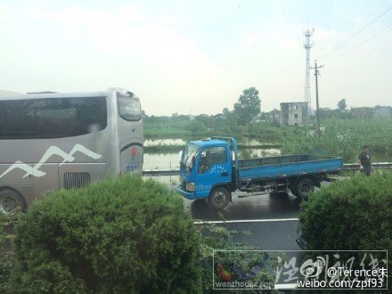 泰州至揚州段交通中斷