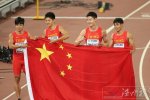 百米接力中國摘銀 2015世錦賽男子百米接力中國摘銀